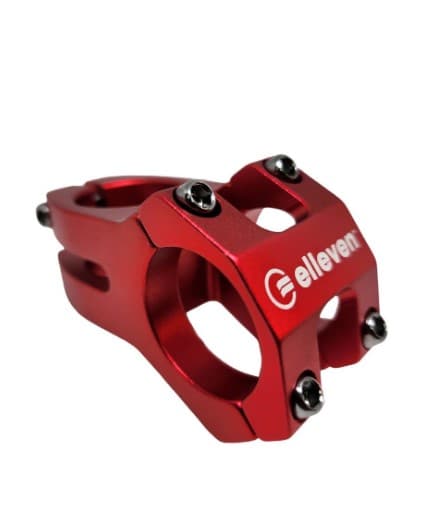 SUPORTE GUIDÃO A-SET MTB 31,8 x 45mm ELLEVEN VERMELHO- 15268