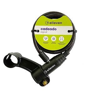 CADEADO ESPIRAL fino CHAVE 6 X 1000mm ELLEVEN 1840