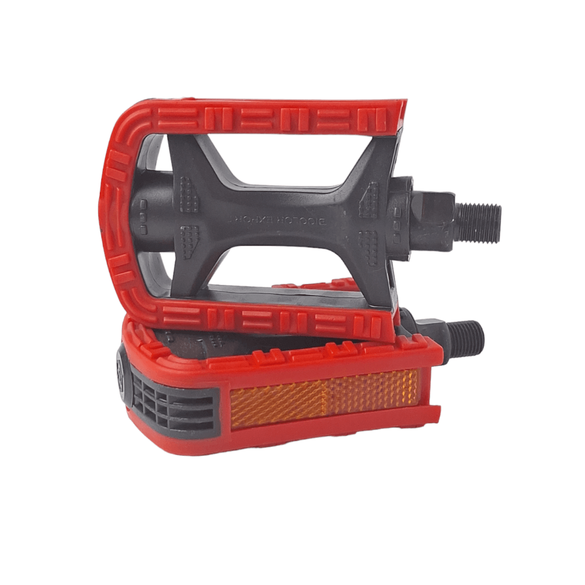 PEDAL MTB NYLON SUECO BICOLOR METALCICLO vermelho - 52601004