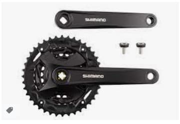 PEDIVELA ALUM. MTB 22/30/40 SHIM.FC-MT101 preto