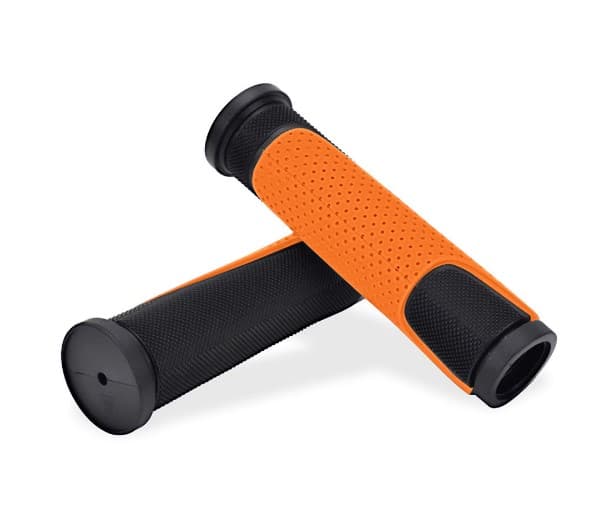 PUNHO MTB GTA BORRACHA - preto/laranja