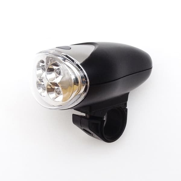 FAROL DIANT. 4 LEDS XC-743  NYLON preto/prata