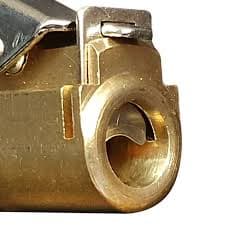 BORRACHARIA BICO P/MAN. DE AR PEQUENO c/braçadeira - R9030-113A