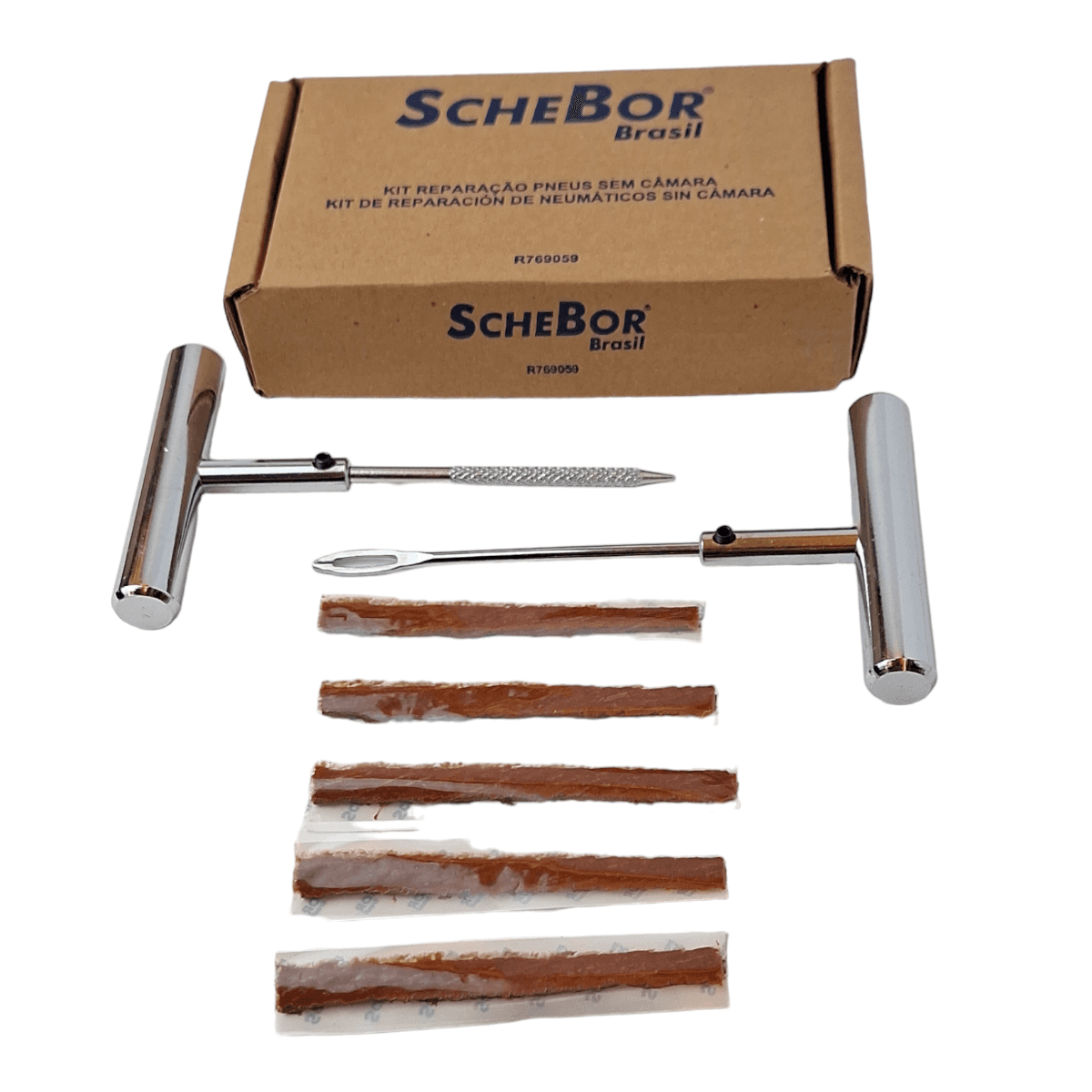 BORRACHARIA AGULHA + FURADOR+5 UND REFIL SCHARADER - R769059A