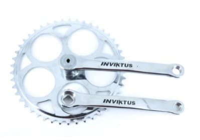 PEDIVELA SINGLE MTB AÇO COM 1 COROA 46D cromado - 2120