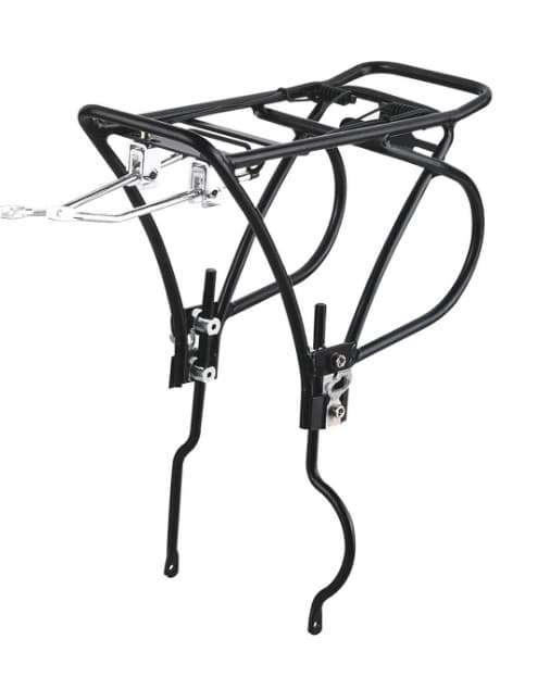BAGAGEIRO MTB ALUMINEO C/REG. p/freio disco preto - 10369