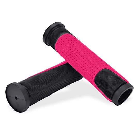 PUNHO MTB GTA BORRACHA PRETO/ROSA - 10653