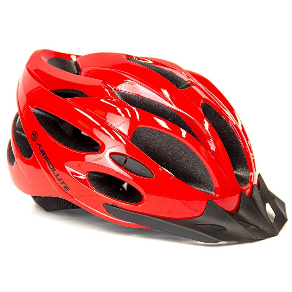 CAPACETE MTB ADULTO ABSOLUTE NERO  M  VERMELHO - 44741