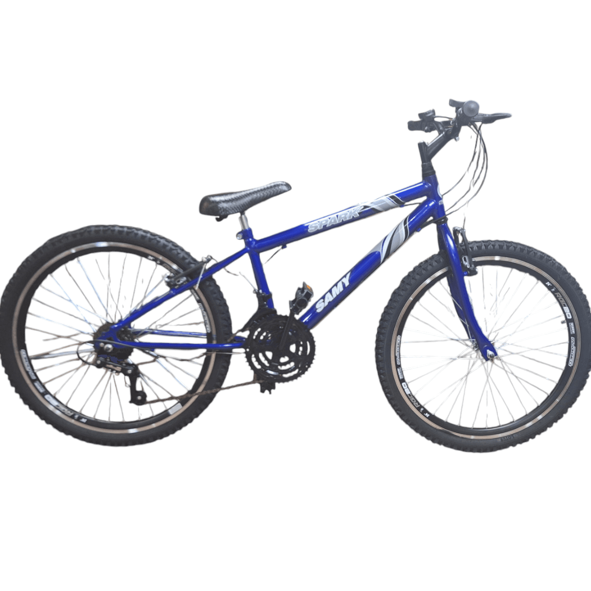 BICICLETA ARO 24 REBAIXADA AZUL SM ARO AERO CUBO AÇO RAIO GROSSO C/MARCHAS