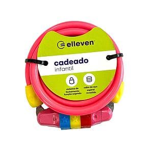 CADEADO INFANTIL 120mm X 8mm ELLEVEN rosa- 13879