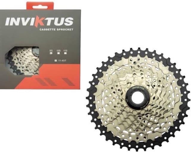 CATRACA K7 10v 11/40T AÇO PRETA/CROMADO INVIKTUS - 5275