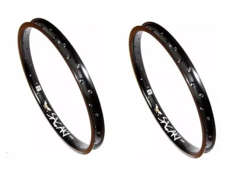 ARO 20 ALUM.36F.EXTRA-LARGO BMX SAÇAKI PRO preto - 3046
