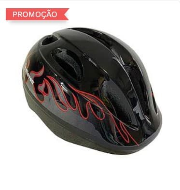 CAPACETE INFANTIL ELLEVEN tam.'M' PRETO - 13847
