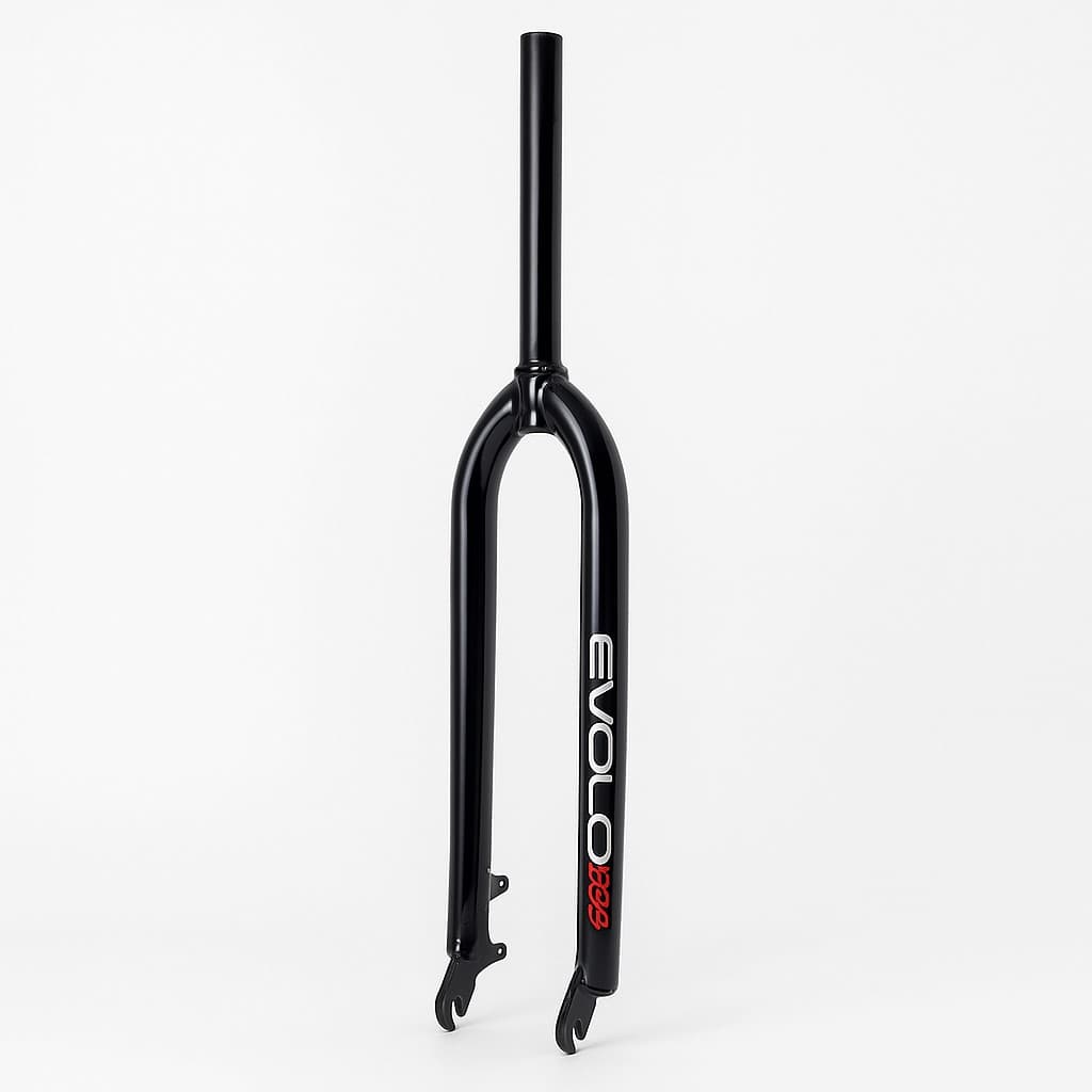 GARFO 29 MTB RÍGIDO AÇO 28.6X25,4 PRETO A-SET- IFKEV305