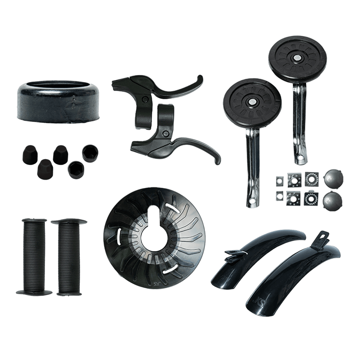KIT ARO 16 MONTAGEM NYLONs/roda PRETO/branco JKS