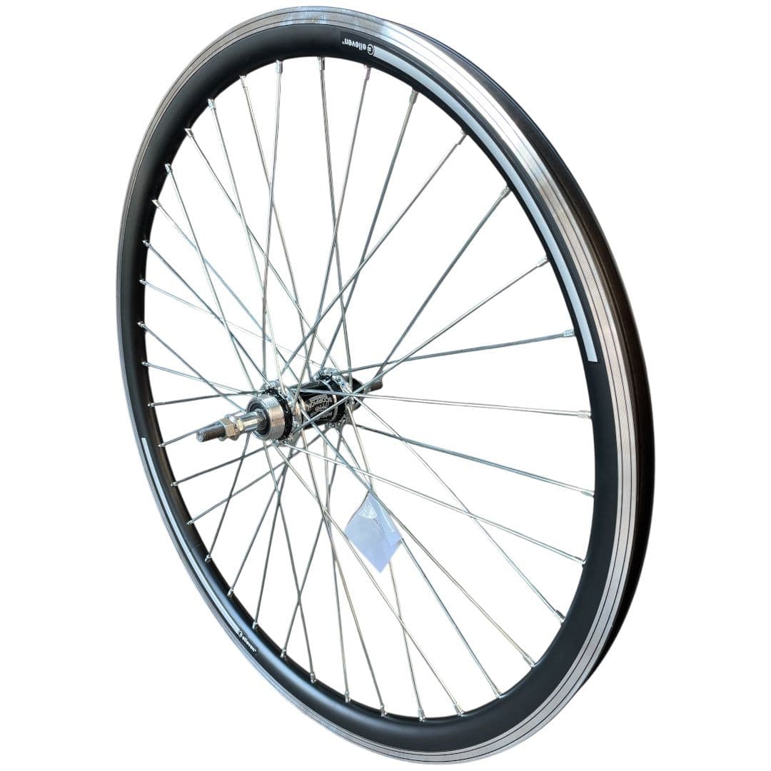 RODA 26 TR BAIXA AERO PRETO CUBO ROL. PRETO  RAIO GROSSO S/MARCHA