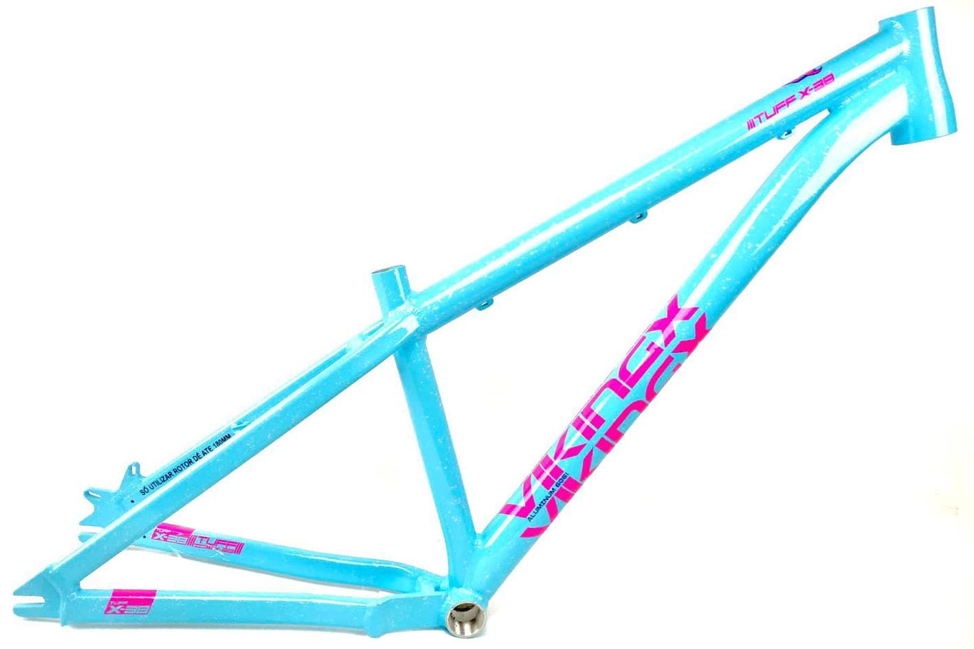 QUADRO 26 alum. DIRT J.TUFF X-38 VIKING DIR. TAPERED GANCHEIRA HORIZONTAL AZUL CLARO- 51227