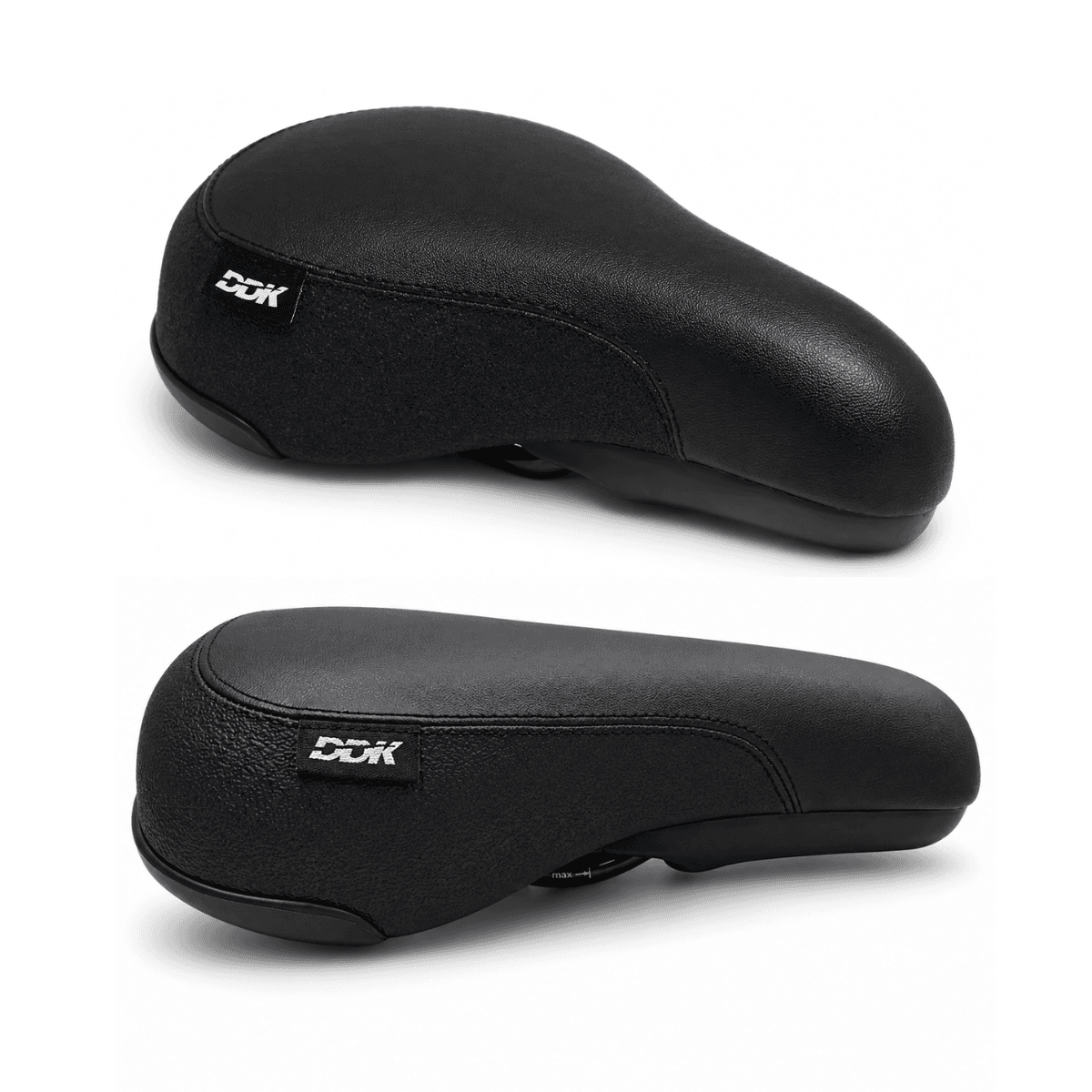 Selim DDK 243 modelo antigo BMX Wheeling Grau  Dirt Jump Pto