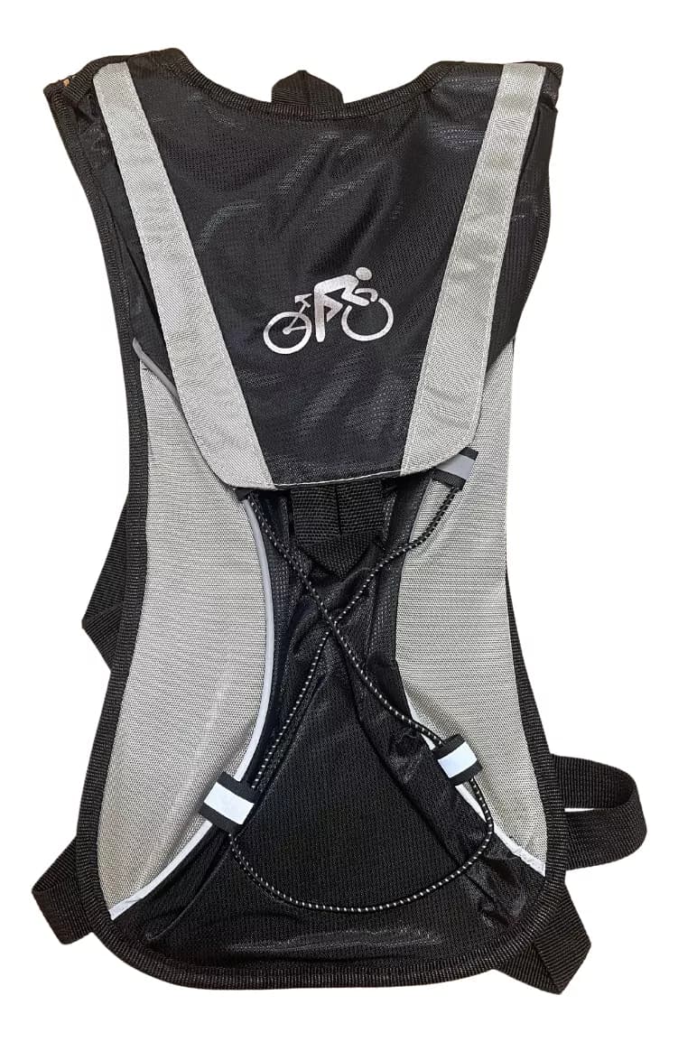 MOCHILA IMPORTADA C/REFIL PTO/CINZA 2LT - H1008