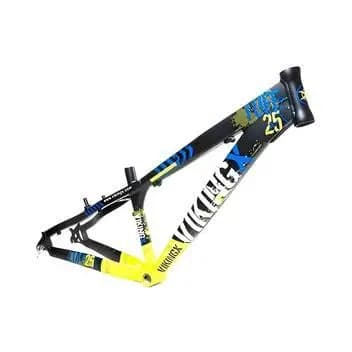 QUADRO 26 alum. DIRT J.TUFF X-25 VIKING PRETO/AMARELO/AZUL -  40745