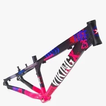 QUADRO 26 alum. DIRT J.TUFF X-25 VIKING PRETO/ROSA - 41271