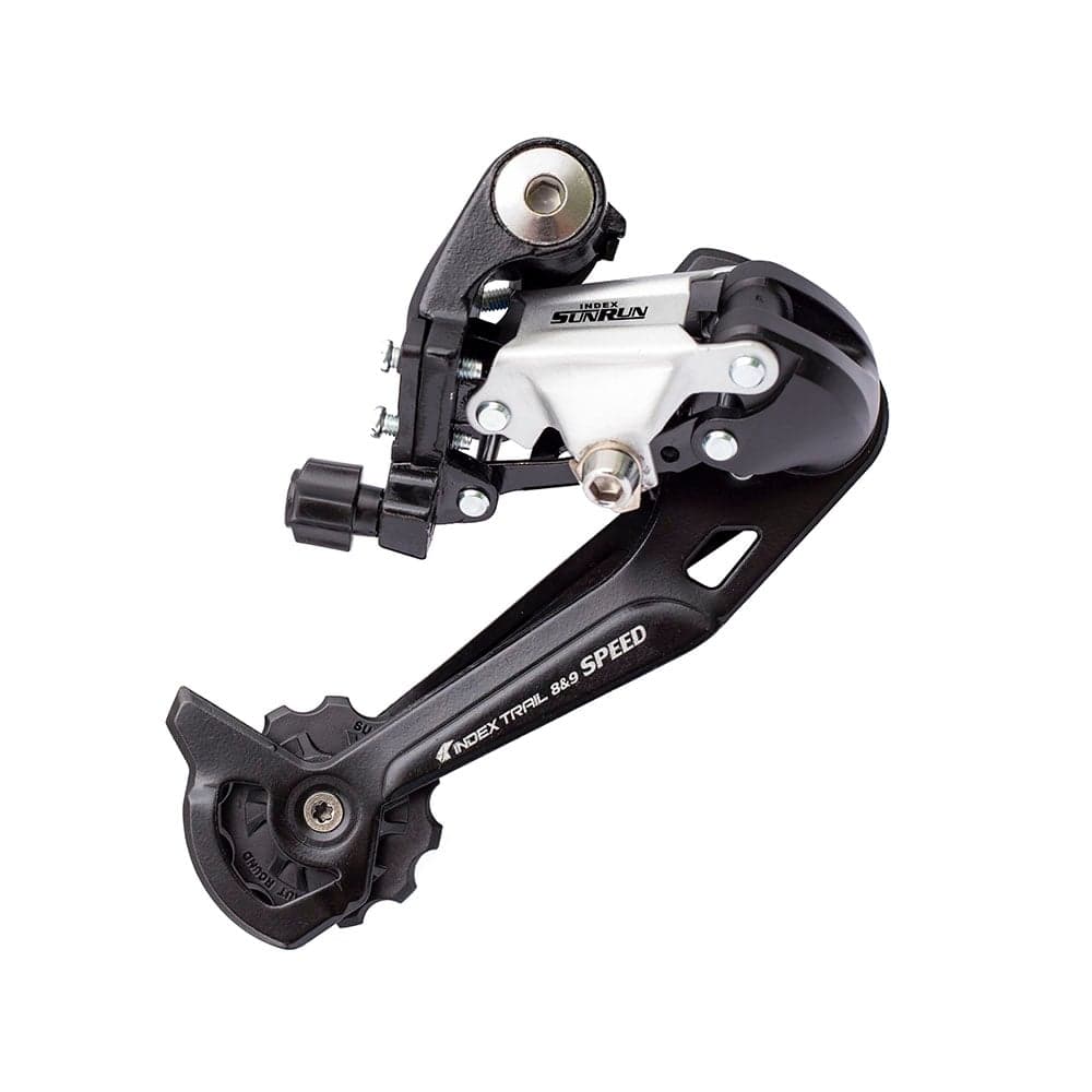 CAMBIO TRAS. MTB S/GANCHEIRA SUNRUN 9V INDEX PRETO - 9455