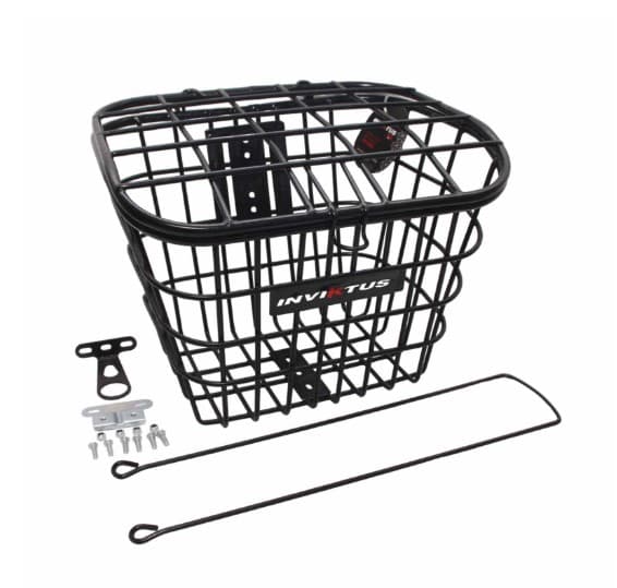 CESTA ARO 26 CECY GRANDE quadrada INVIKTUS preto 35x28,5x25mm C/TAMPA - 1465