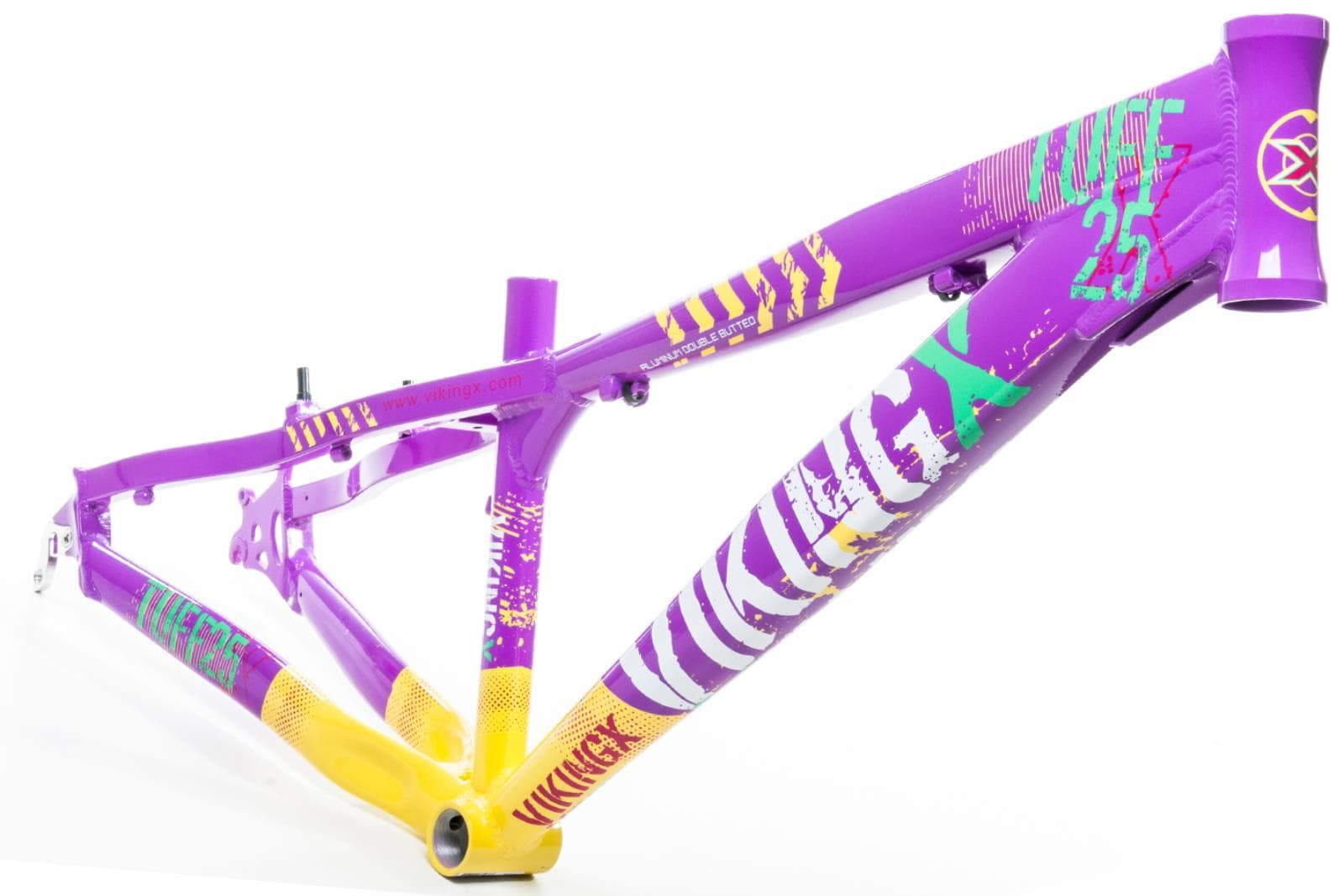 QUADRO 26 alum. DIRT J.TUFF X-25 VIKING ROXO/AMARELO - 43476