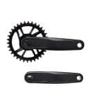 PEDIVELA SINGLE MTB ALUM. 170mm PONTA QUADRADA 8/12V COROA AÇO 34T  PRETO - 17420