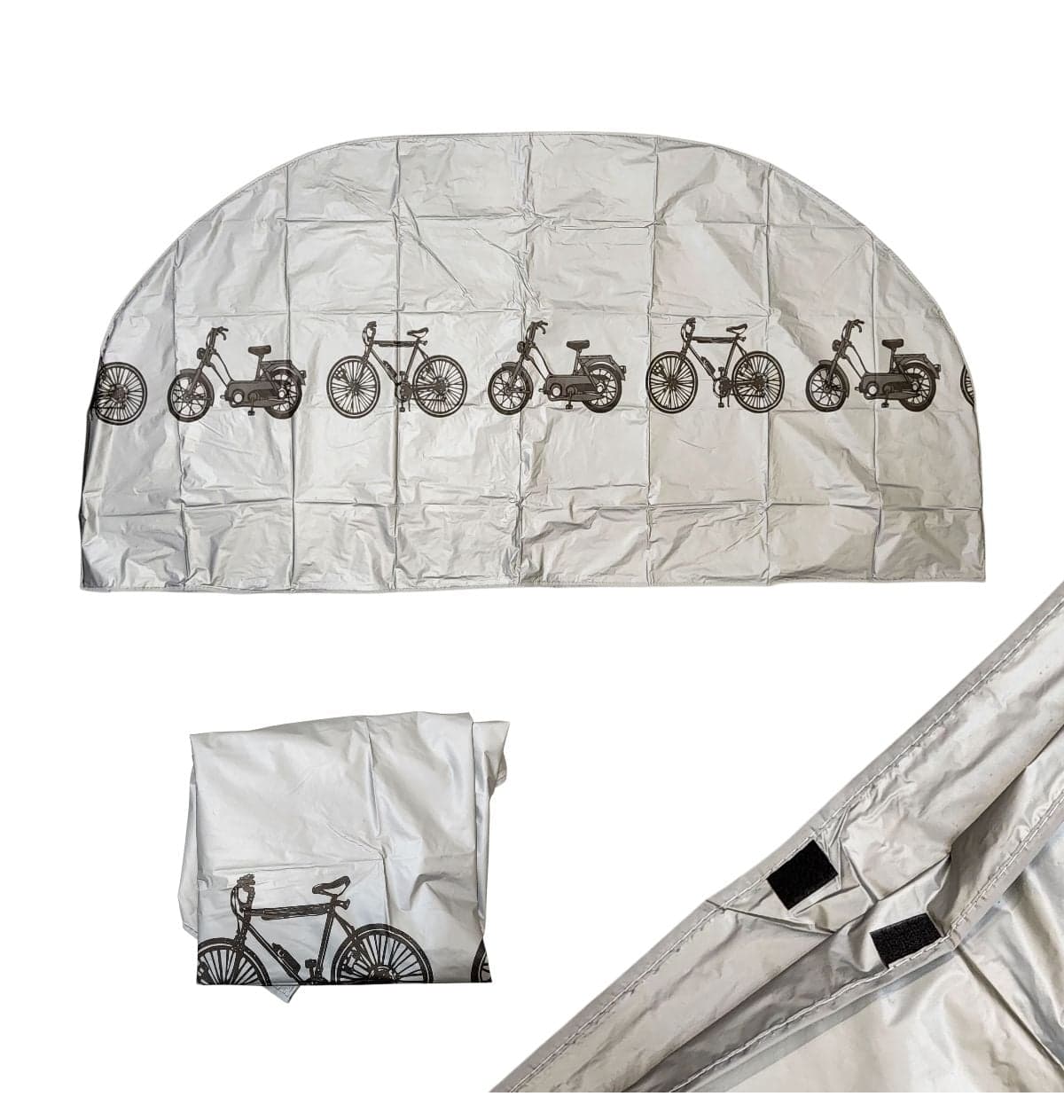 CAPA PARA BICICLETA 2000MMX1100MM PRATA - 17798