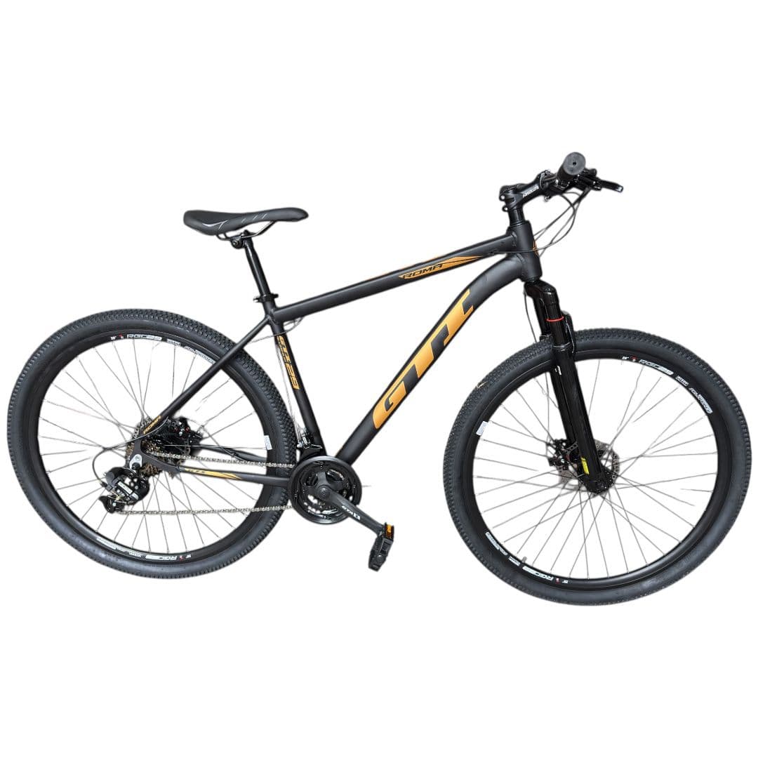 BICICLETA ARO 29  ALUM. ROMA GTI 19 PRETO/DOURADO