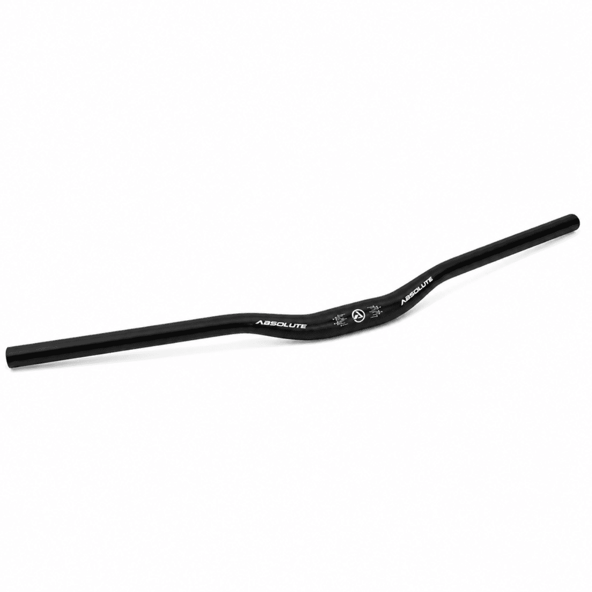GUIDÃO ALUMINIO MTB 31,8 720mm ABSOLUTE preto 20mm ALTURA- 54281