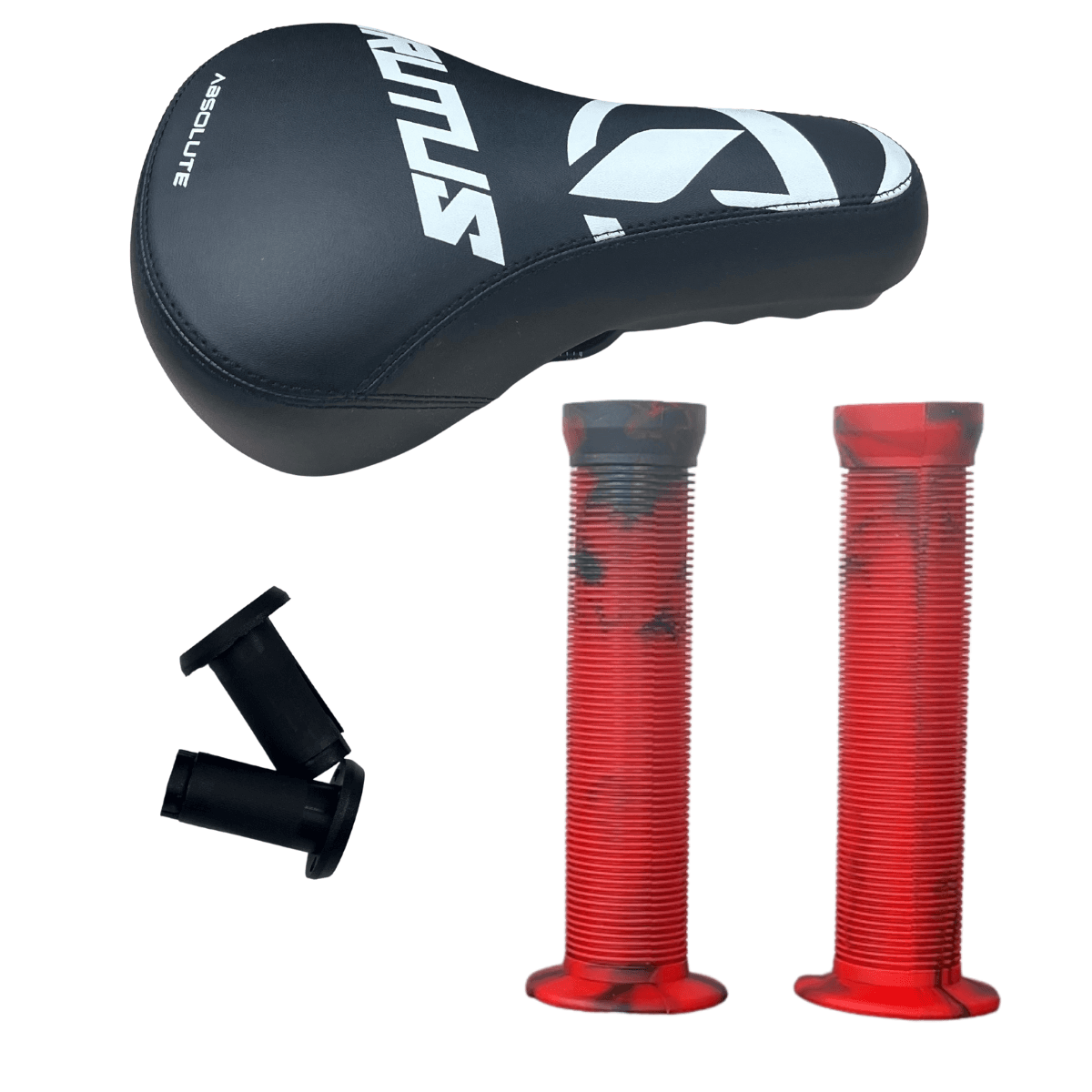 Kit Selim Brutus Punho 145 mm Freeride Dirt BMX  - Vermelho