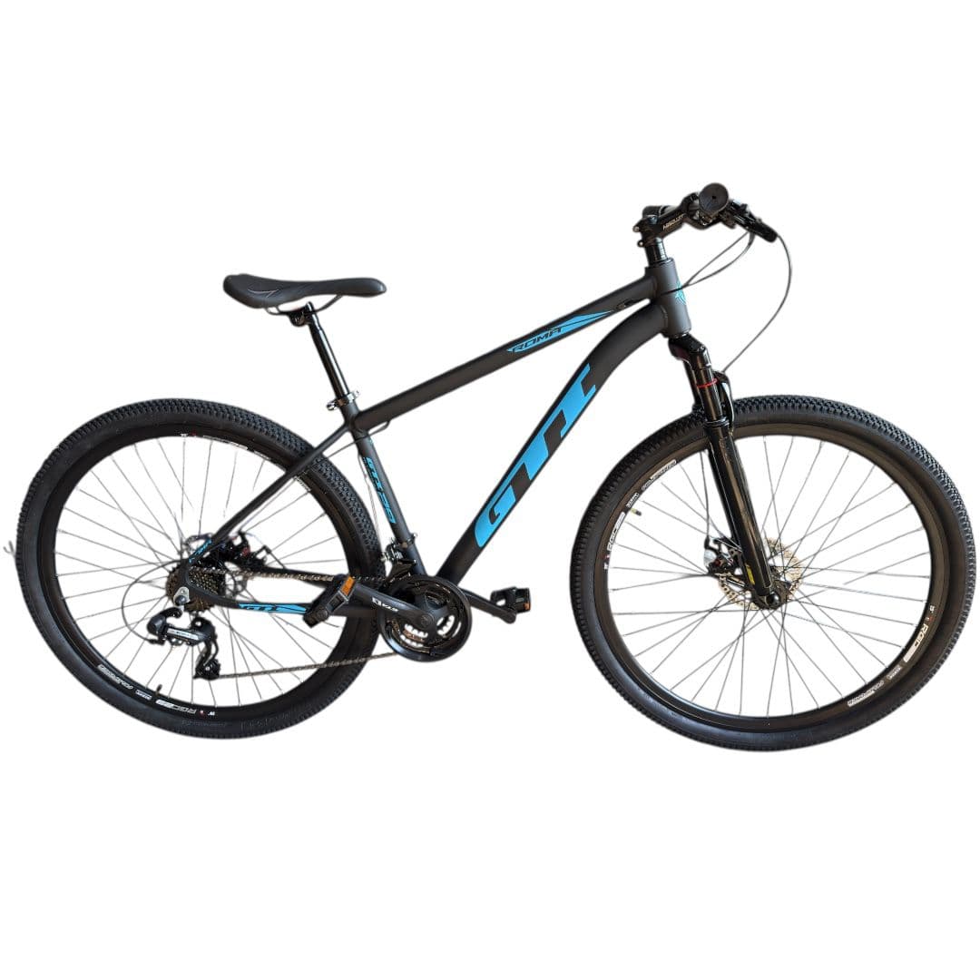 BICICLETA ARO 29  ALUM. ROMA GTI 17  PRETO/ADESIVO AZUL