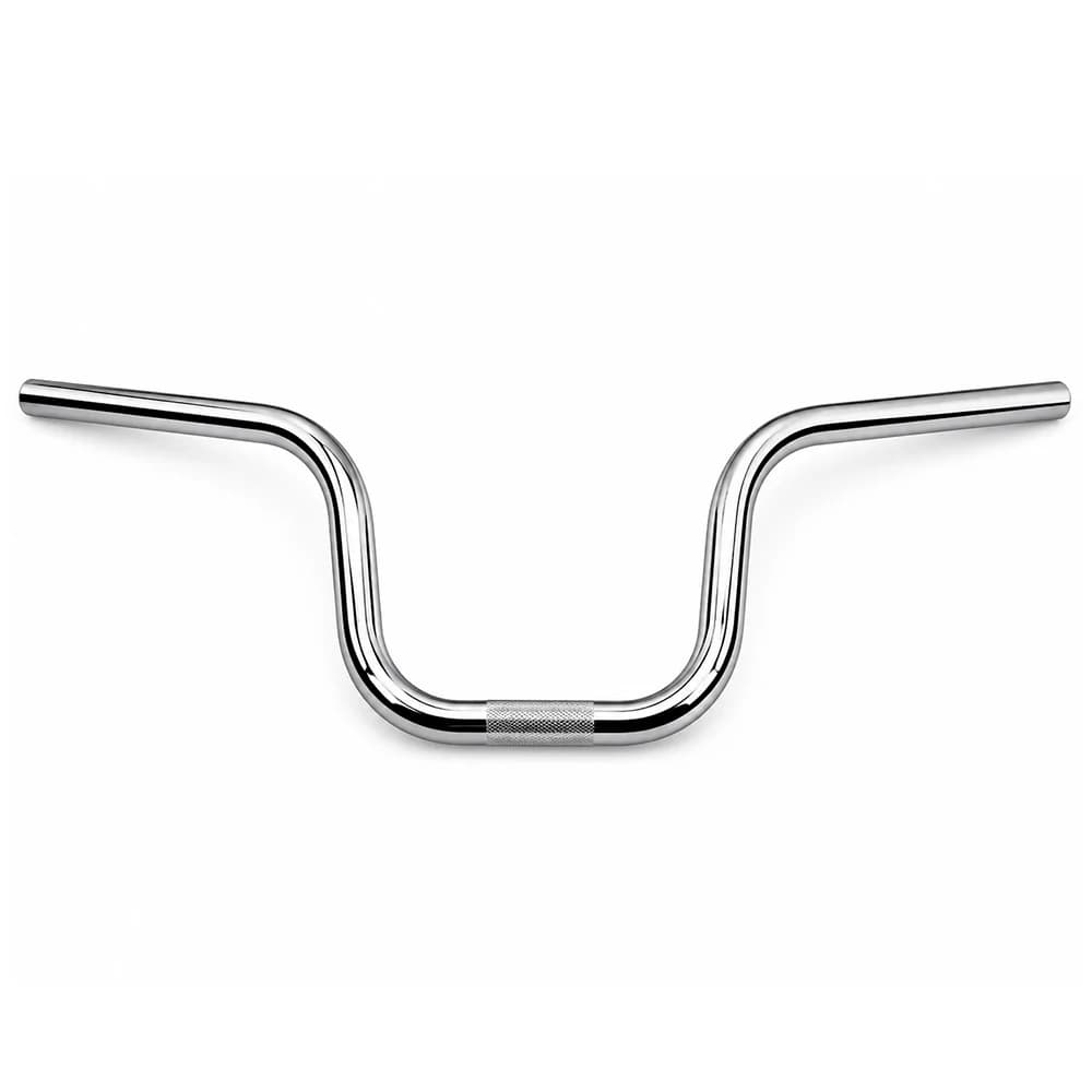 GUIDÃO TITAN AÇO PACO CROMADO  640X150 suporte guidão 22,20mm - 12483
