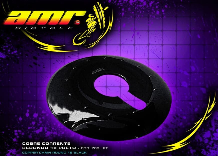 PROTETOR DE COROA 32d MIRIM 3 furos AMR preto