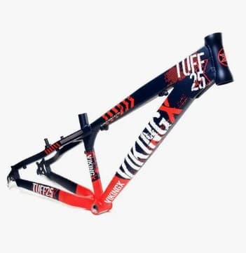 QUADRO 26 alum. DIRT J.TUFF X-25 VIKING PRETO/ROXO/LARANJA - 41272