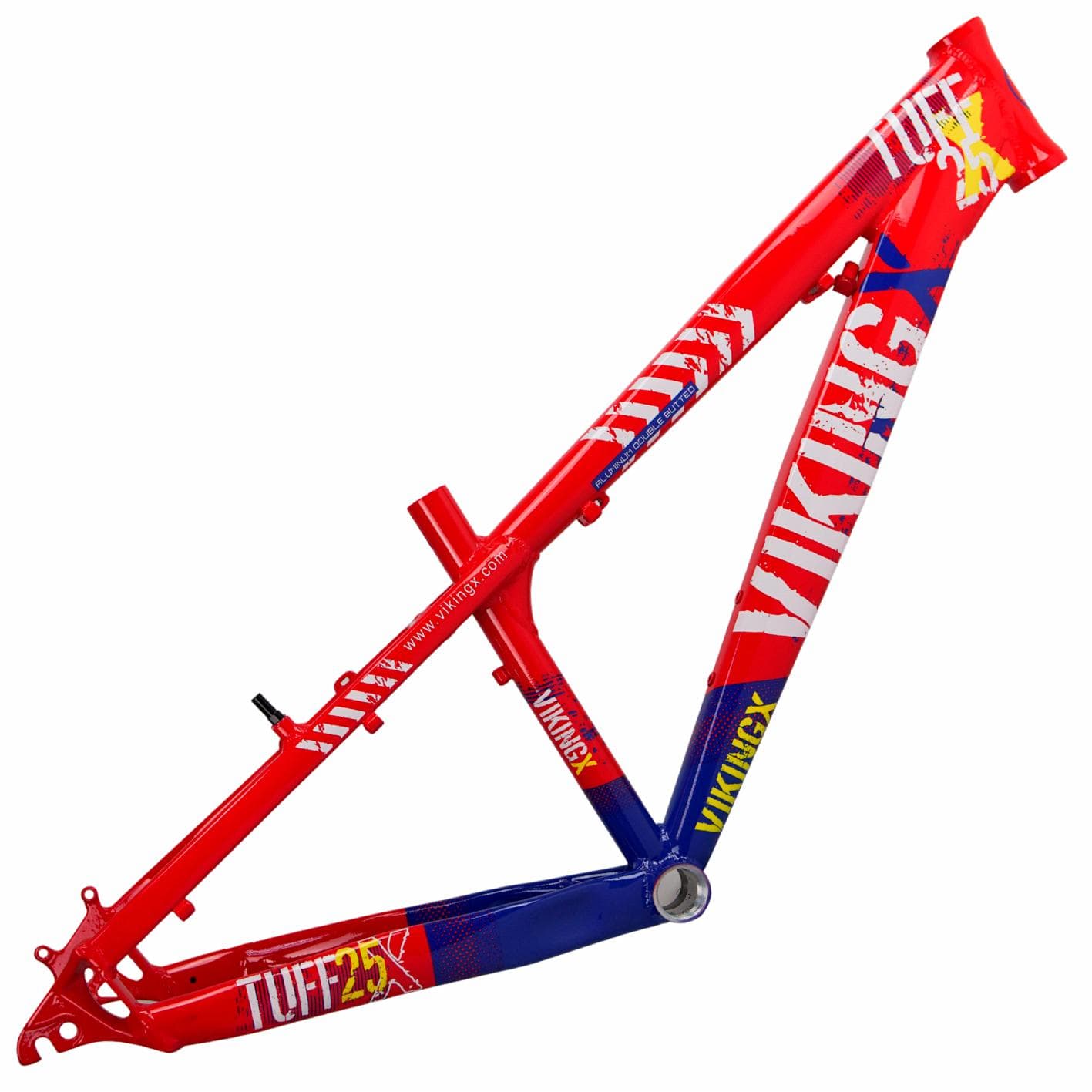 QUADRO 26 alum. DIRT J.TUFF X-25 VIKING VERMELHO/AZUL- 56704