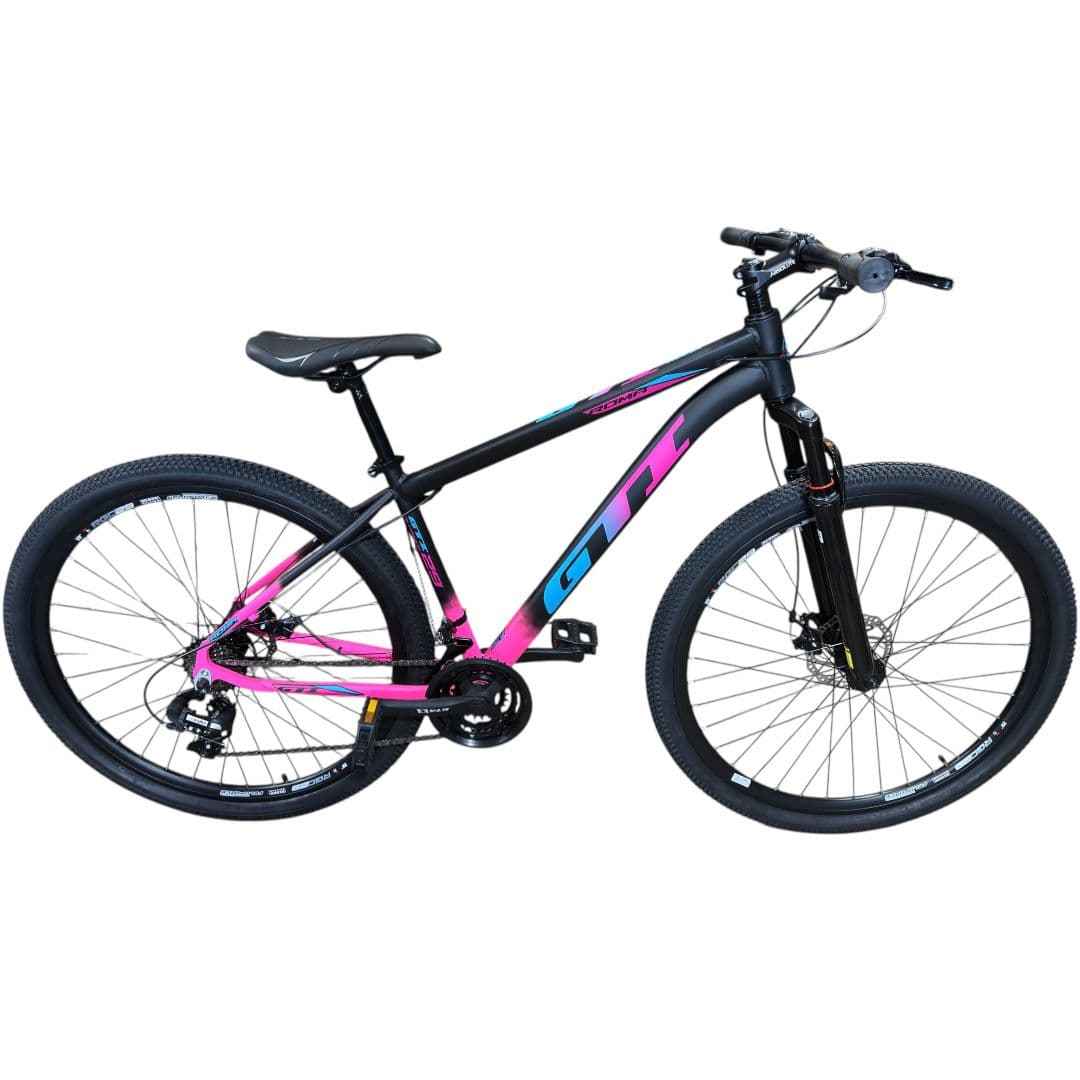 BICICLETA ARO 29 ALUM. ROMA GTI 17  PRETO/ROSA FOSCO -FEM Promoção