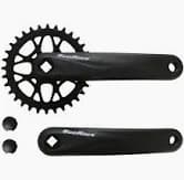 PEDIVELA SINGLE MTB ALUM. 170mm. 32D P/10/12 VEL - SUNRACE - 51901