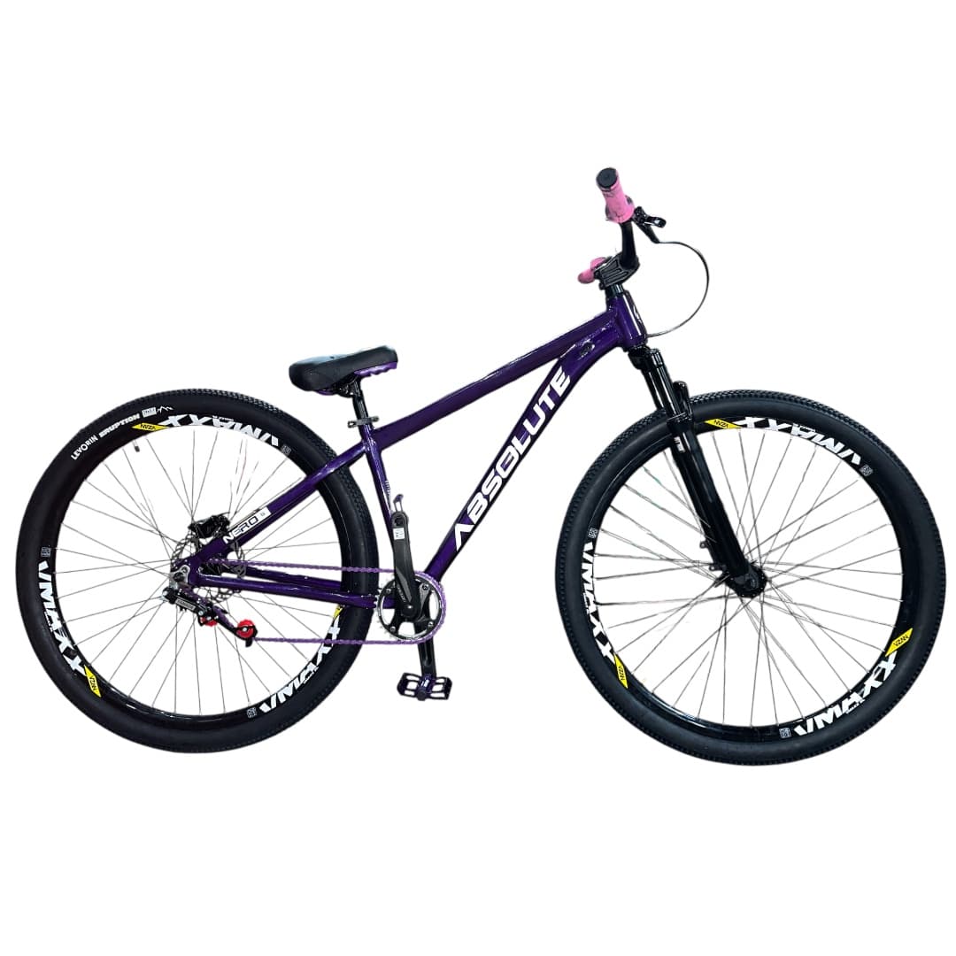 BICICLETA ARO 29  ALUM. MTB 13,8 ABSOLUTE NERO 5 VIOLETA HIDR- 53819