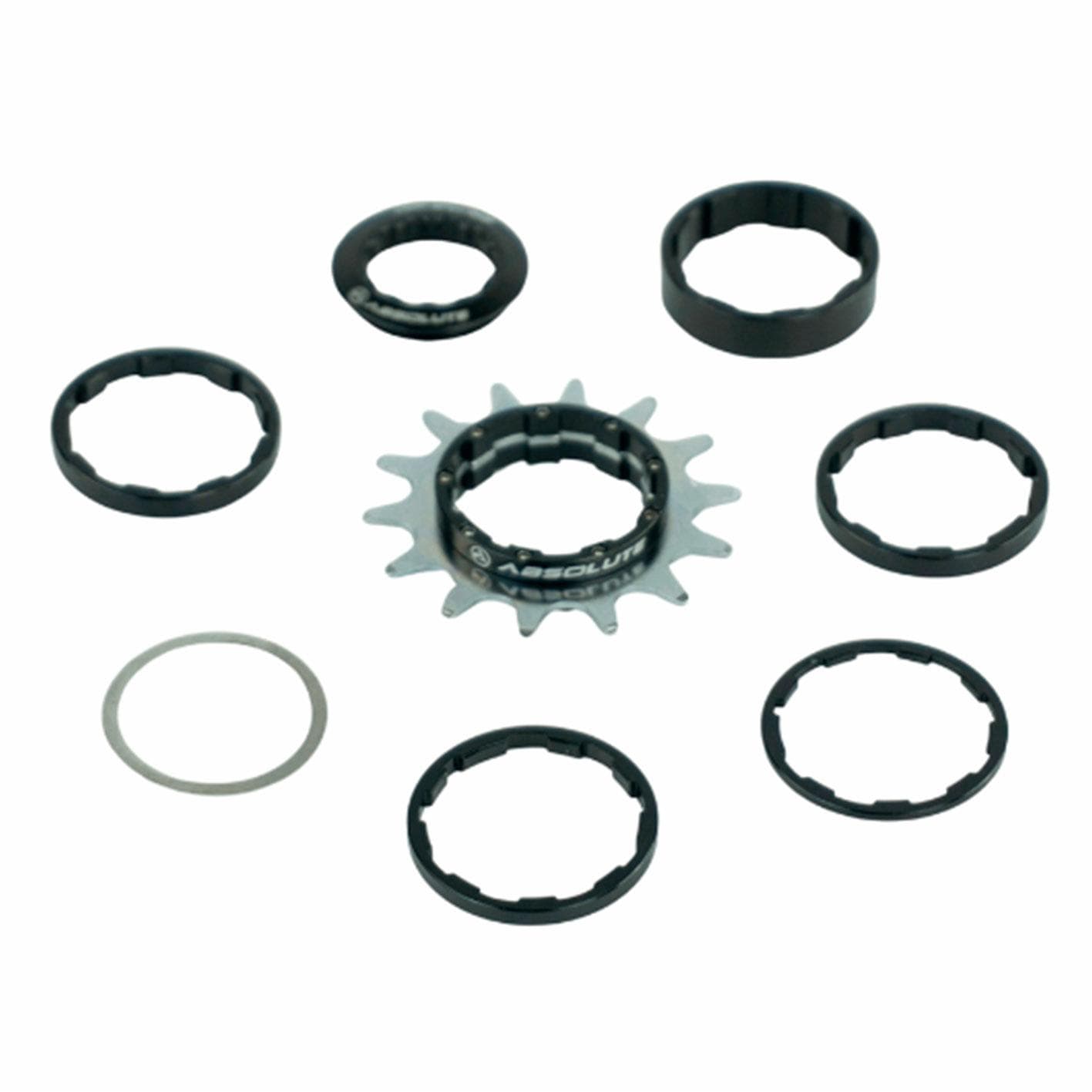 KIT SINGLE SPEED BRUTUS 16D  COMPATÍVEL COM PADRÃO HG PRETO - 55823