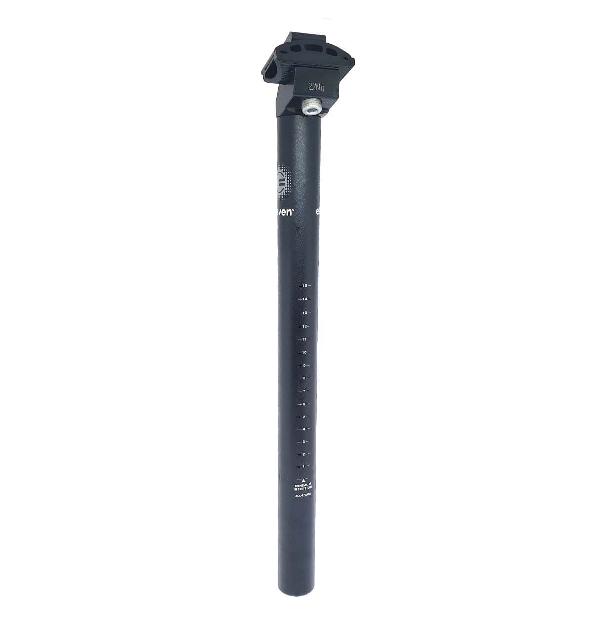 CANOTE DE SELIM aluminio 30.4 T6 350mm c/trilho ELLEVEN preto - 14612