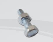 PARAFUSO DO BAGAGEIRO CAB. SEXT. 1/4 x 1 BIKE FIX - BF114