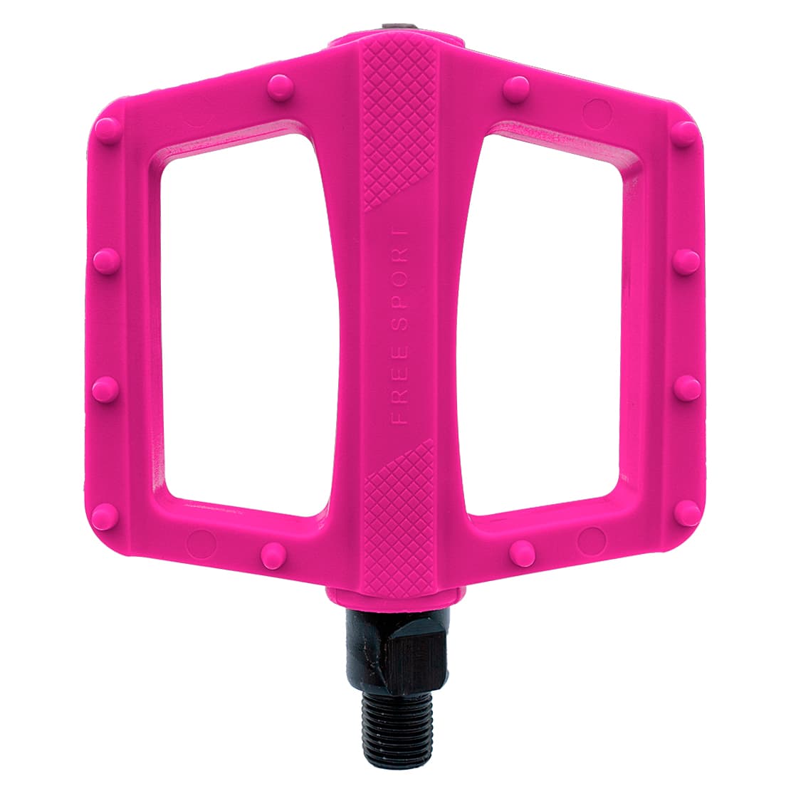 PEDAL PLATAFORMA FREE SPORT 9/16 NYLON INGLÊS ROSA ROYALCICLO - 50085005