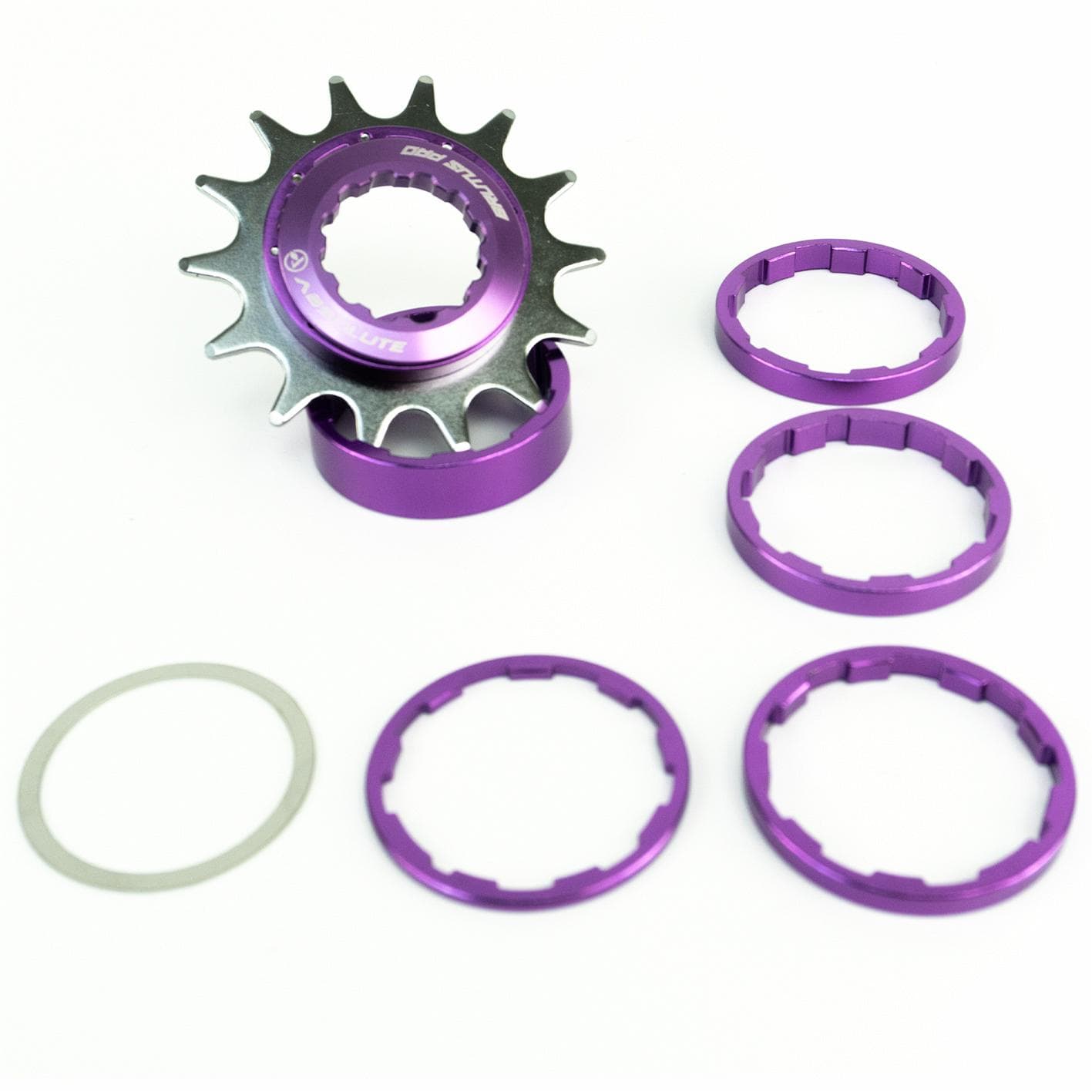 KIT SINGLE SPEED BRUTUS 16D COMPATÍVEL COM PADRÃO HG ROXO - 55825