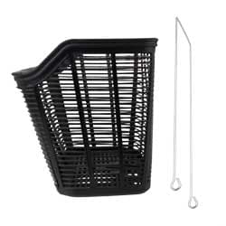 CESTA ARO 26 CECY GRANDE plastico 34x22x25cm MTB PACO preta - 10617