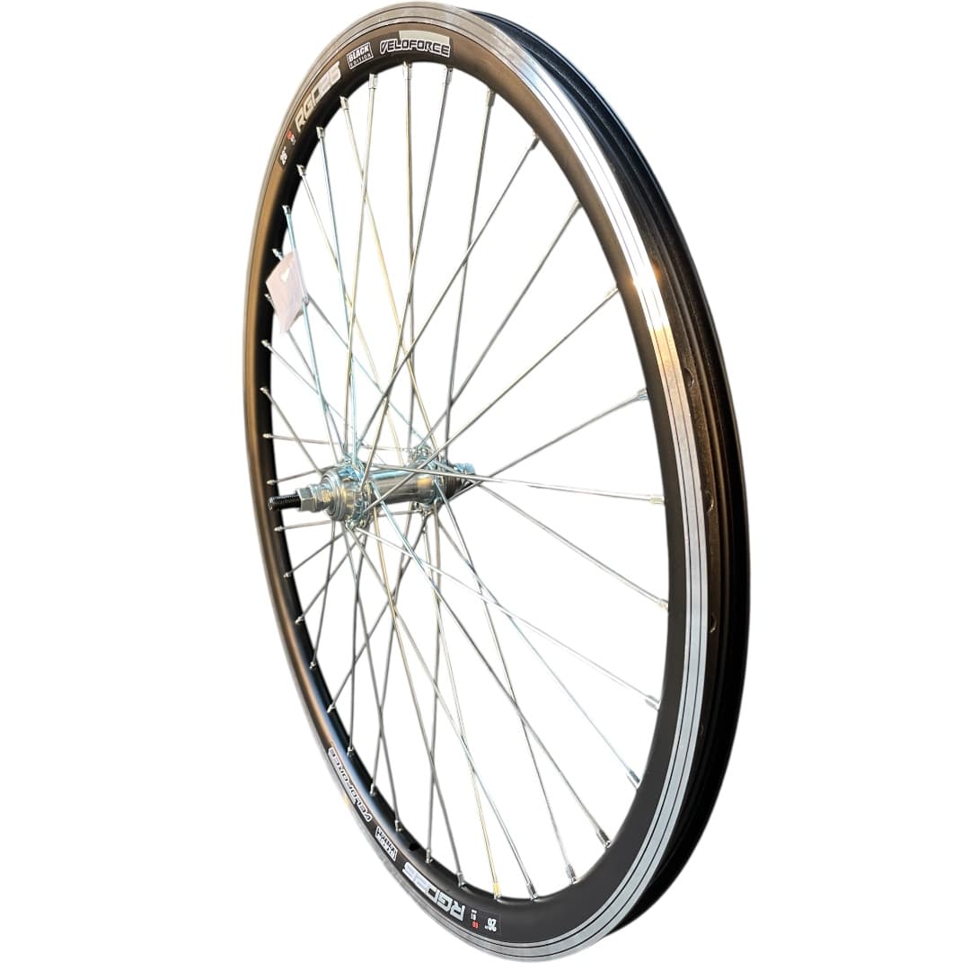 RODA 26 TR BAIXA AERO PRETO CUBO AÇO ZINCADO RAIO GROSSO S/MARCHA