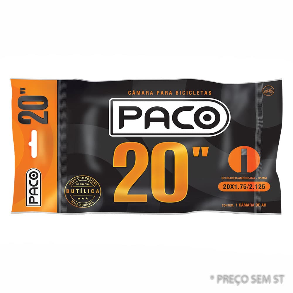CAMARA 20 x 1.75 -2.125 SCHRADER 35mm PACO - 12234