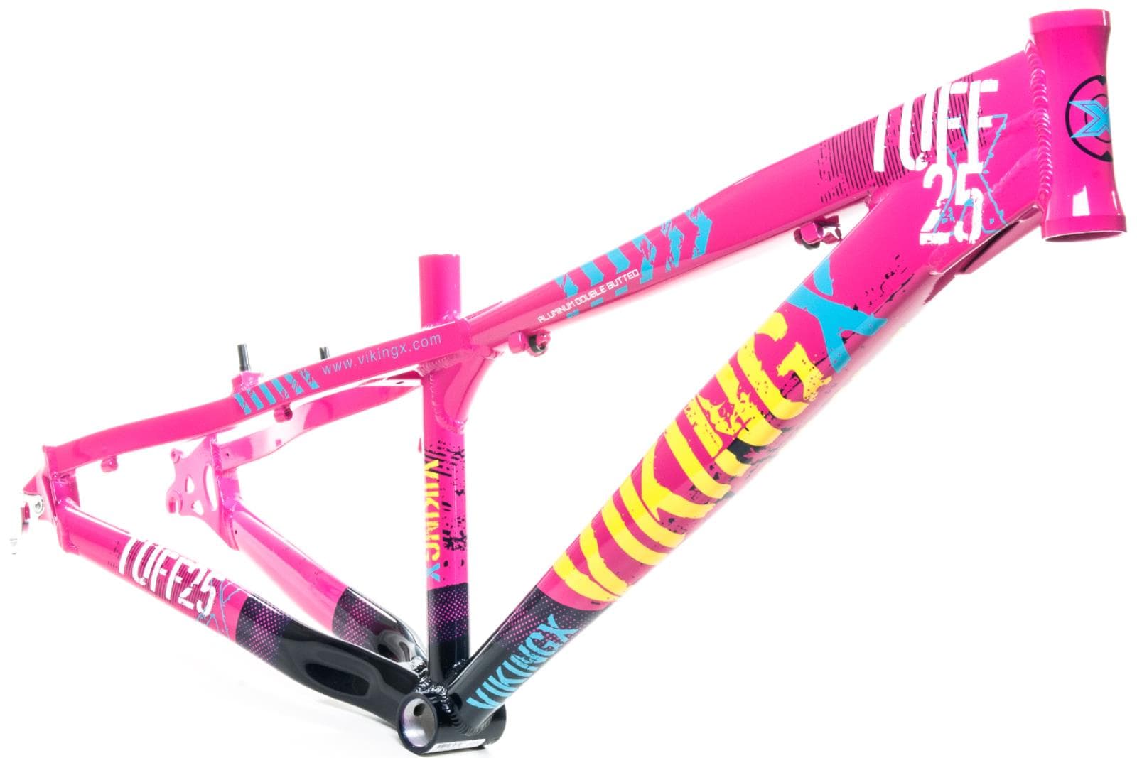 QUADRO 26 alum. DIRT J.TUFF X-25 VIKING ROSA NEON/AZUL MARINHO - 43474